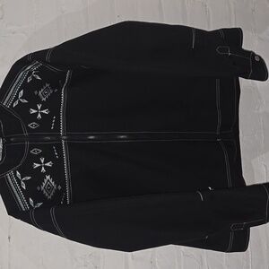 Cowgirl Hardware Black Embroidered Jacket